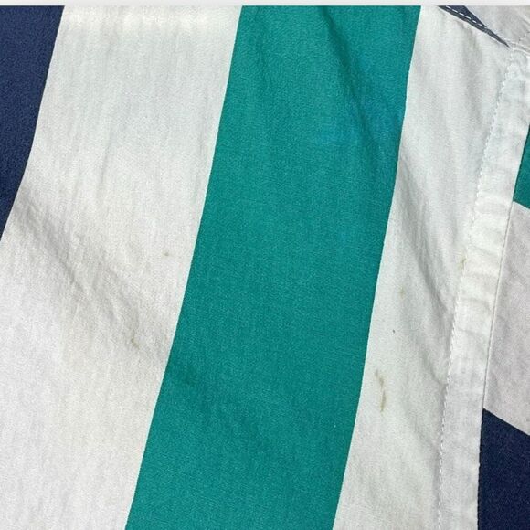 Sears Roebuck And Co 100% Cotton Striped Shirt Vintage Streetwear 90s Size Med - Picture 13 of 16